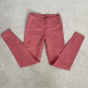 Victoria’s Secret sport knockout full length coral leggings size xs like new
